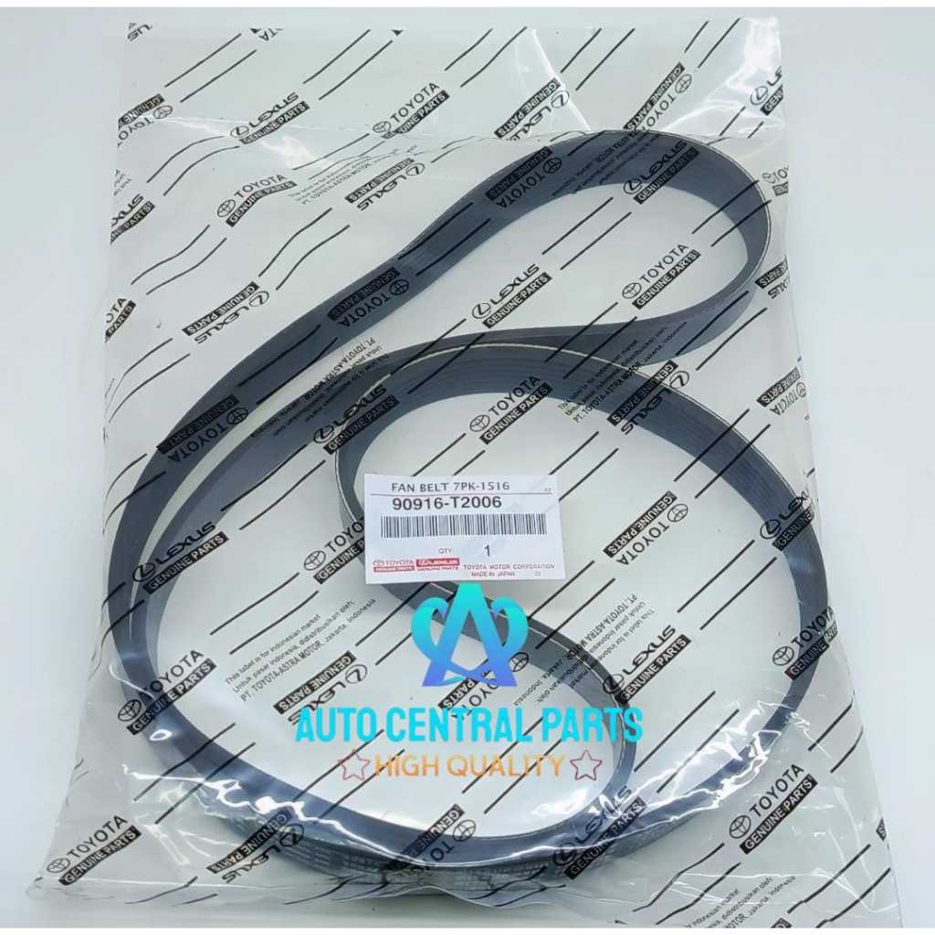 สายพานพัดลม INNOVA DIESEL 90916-T2006 7pk1516 SUPER QUALITY