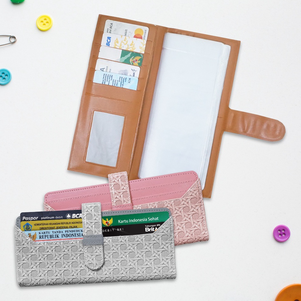 ยอดนิยมที่สุด AZAHRA 58 GOALTH FINANCE WALLET ผู้หญิง DISCIPLINE WALLET 32 SLOT MIKA FINANCIAL WALLE