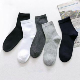 10 PASANG  Kaos kaki Olahraga Pendek Diatas Mata kaki Warna Polos Pria Wanita Dewasa Bahan Katun PE