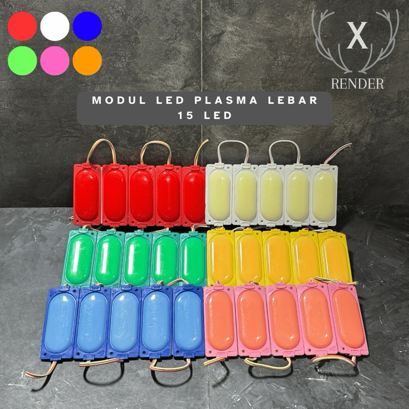 LARGE 15 SDM PLASMA MODULE ไฟ LED / SUPER BRIGHT PLASMA LED / 12 VOLT LED - 24 VOLT / ไฟเขียนคิ้วกัน