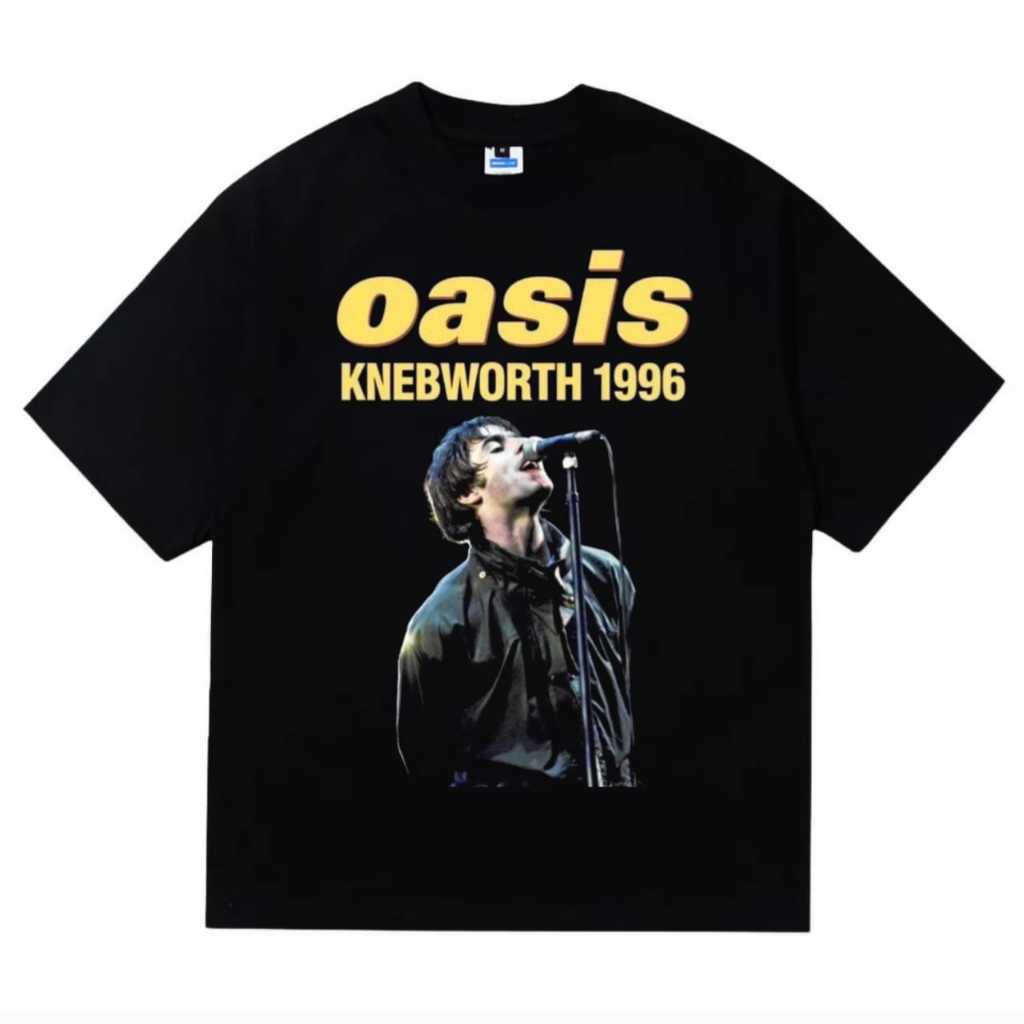 Oasis Knebworth เสื้อยืดแขนสั้นผู้ใหญ่