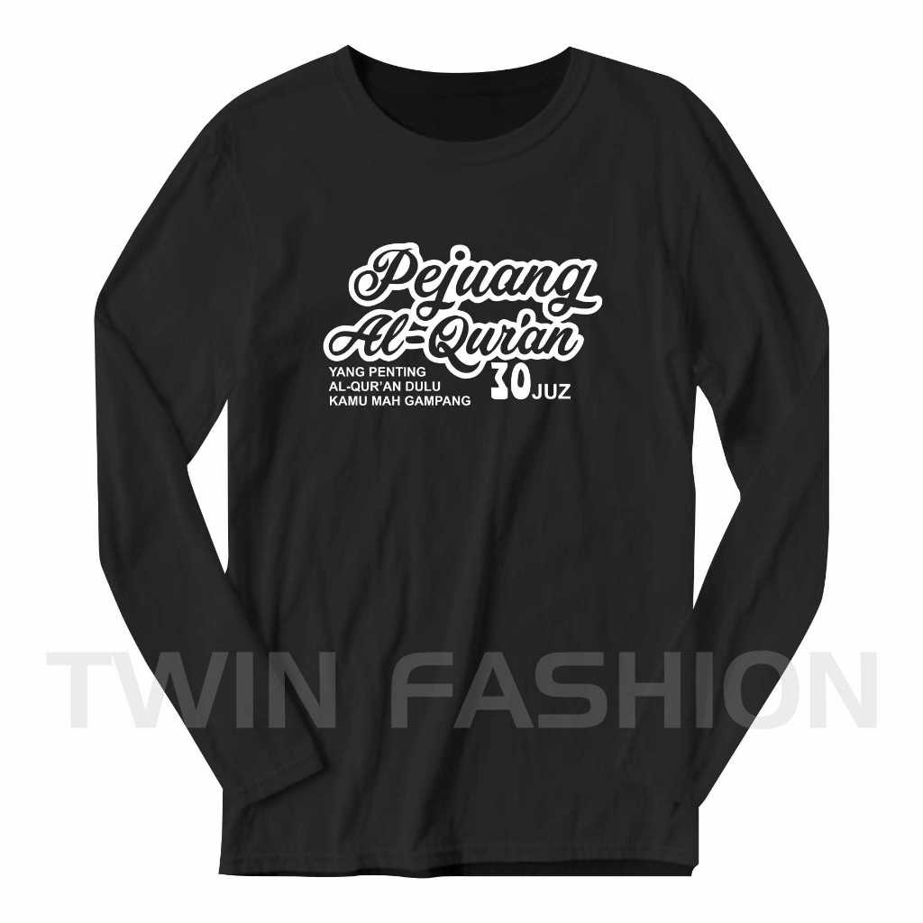 เสื้อยืด Distro Santri PEJUANG ALQURAN 30JUZ / Mens Distro เสื้อยืด/เสื้อยืดสําหรับผู้ชายและผู้หญิง