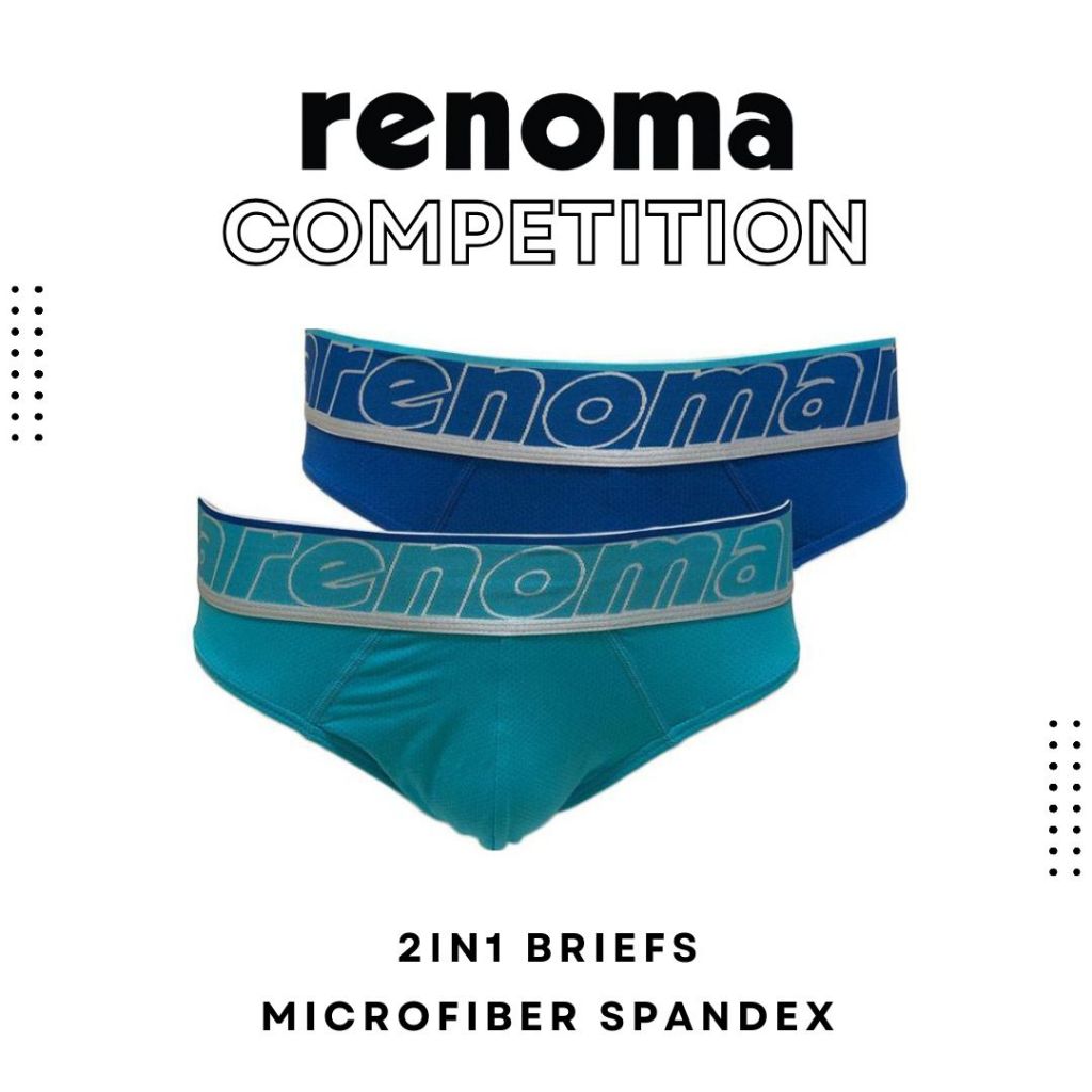 Renoma Competition Sport Mini Brief 9102 - กางเกงชั้นในชาย 2in1