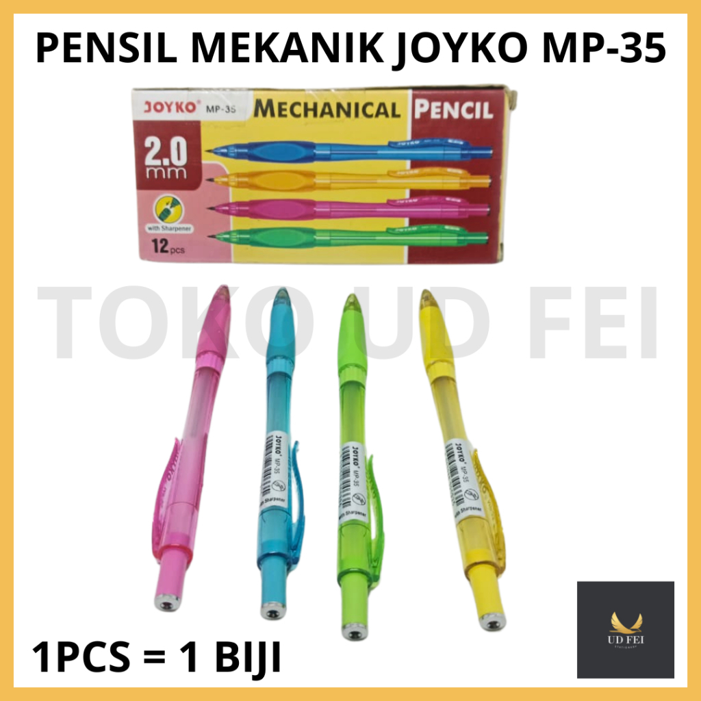 (1 ชิ้น = 1 ชิ้น) JOYKO PENCIL / JOYKO MP-35 MECHANICAL PENCIL / MP-35 MECHANICAL PENCIL / 2.0 MECHA