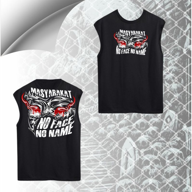NO FACE NO NAME PUBLIC NEUTRAL SINGLET T-SHIRT SINGLE NEUTRAL SINGLET - GANK NEUTRAL SINGLET - SIMPL