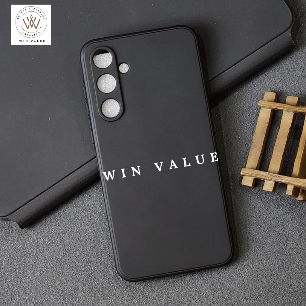 Samsung S24 Fe Samsung S24 Samsung S24 Plus Samsung S24 Ultra Softcase Macaron Black Premium Case Sa