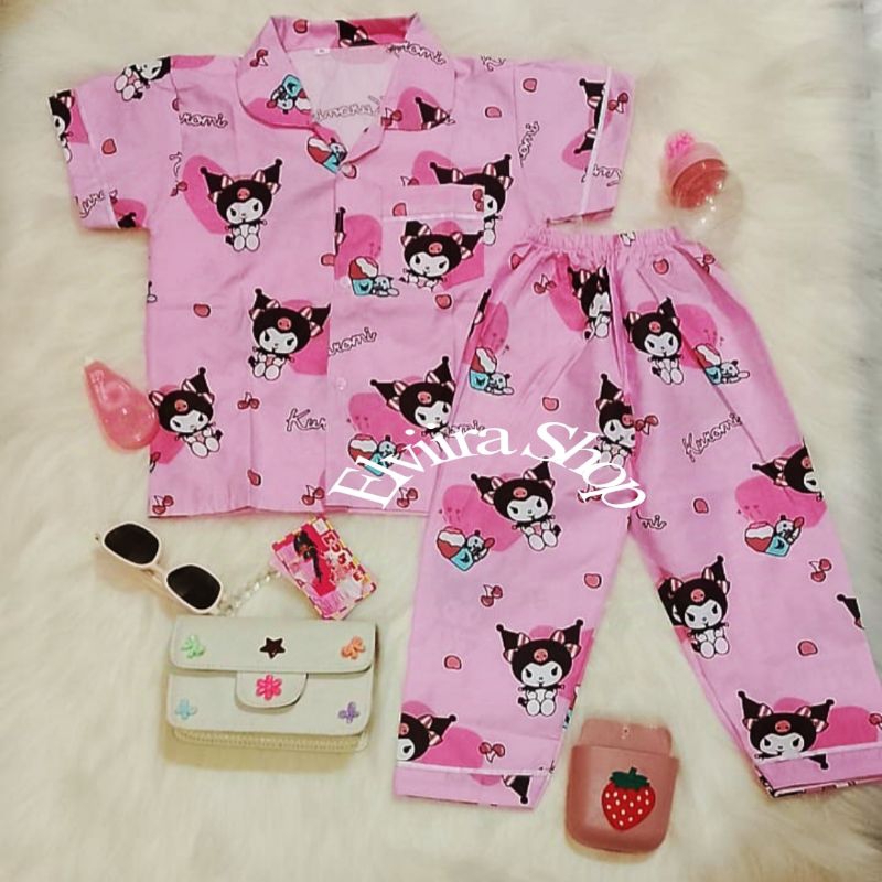 Elviira24shop*** ชุดนอนเด็กผู้หญิง 1-11 ปี / ชุดนอนเด็กลายคิตตี้ / ชุดนอนเด็กผู้หญิง ชุดนอนเด็กผู้หญิง