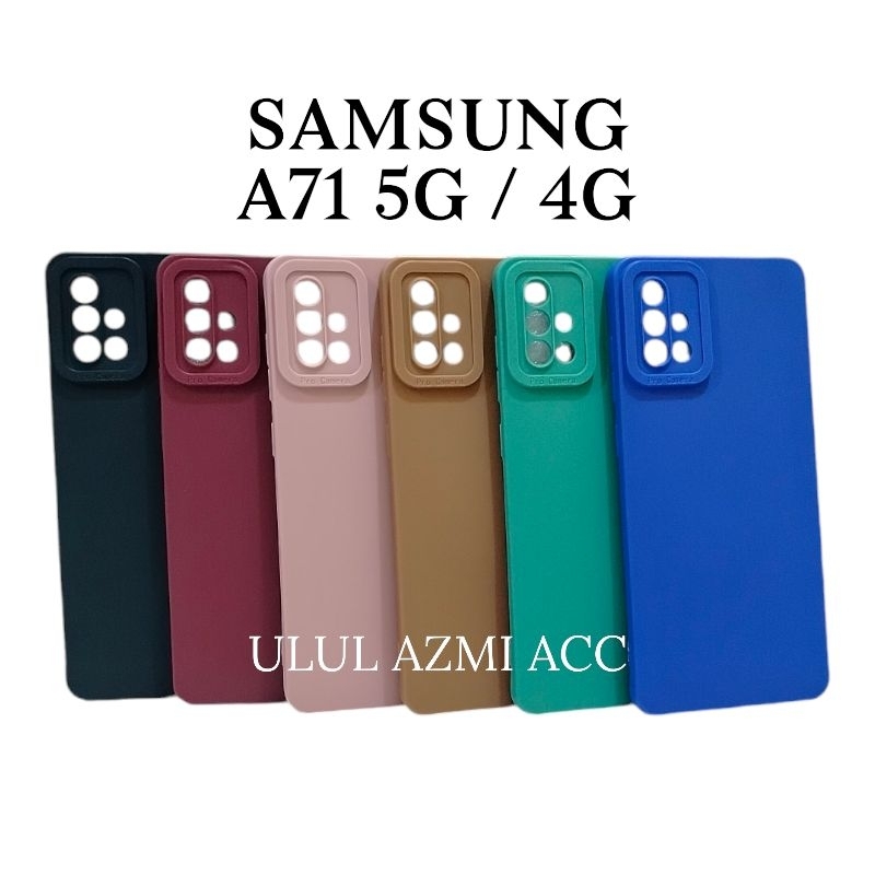 Macaron Case Samsung A71 4G / 5G Softcase Pro Camera