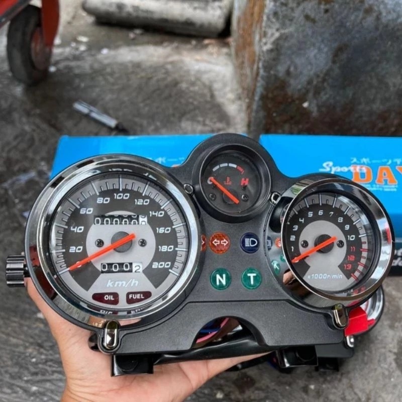 เรือนไมล์ Ninja R SS Ninja RR มาตรวัดความเร็ว ASSY มาตรวัดความเร็ว - รูปที่ 2