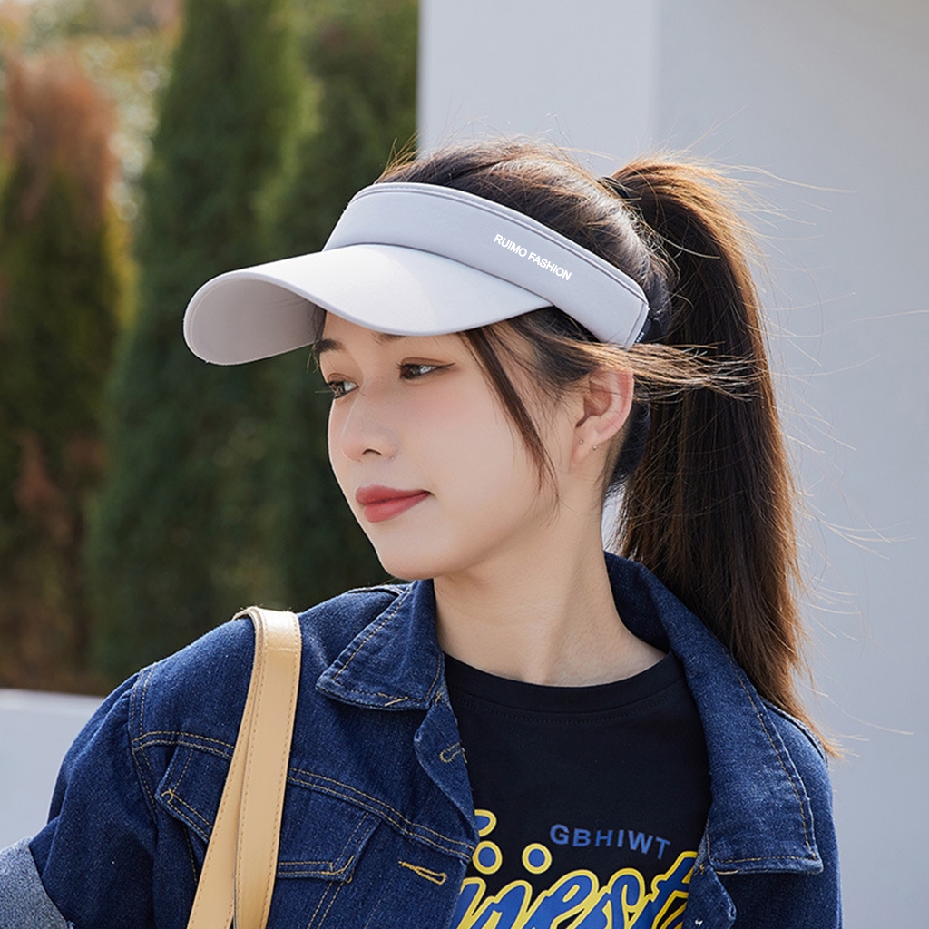 Ruimo C-27 - ล่าสุด Unisex Premium Tennis Golf Hat Anti-UV Visor Sun Protection Hat