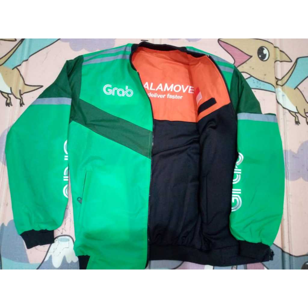 เสื้อแจ็คเก็ต GRAB รุ่น Half LALAMOVE