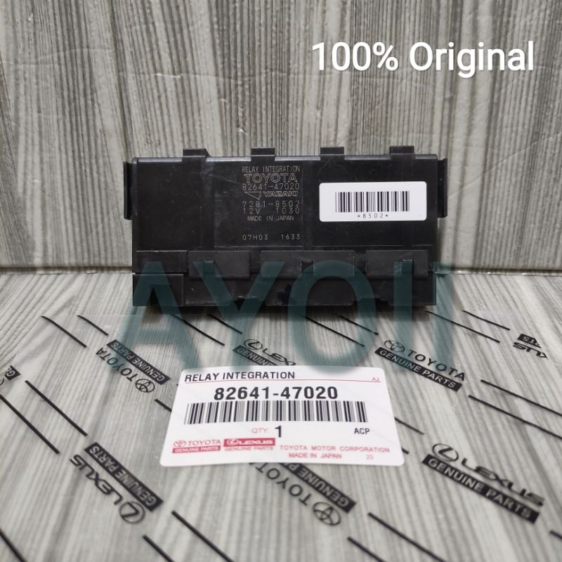 รีเลย์บูรณาการ Toyota Yaris Vios Sienta Corolla Altis Rav4 Lexus LX570 82641-47020 เดิม
