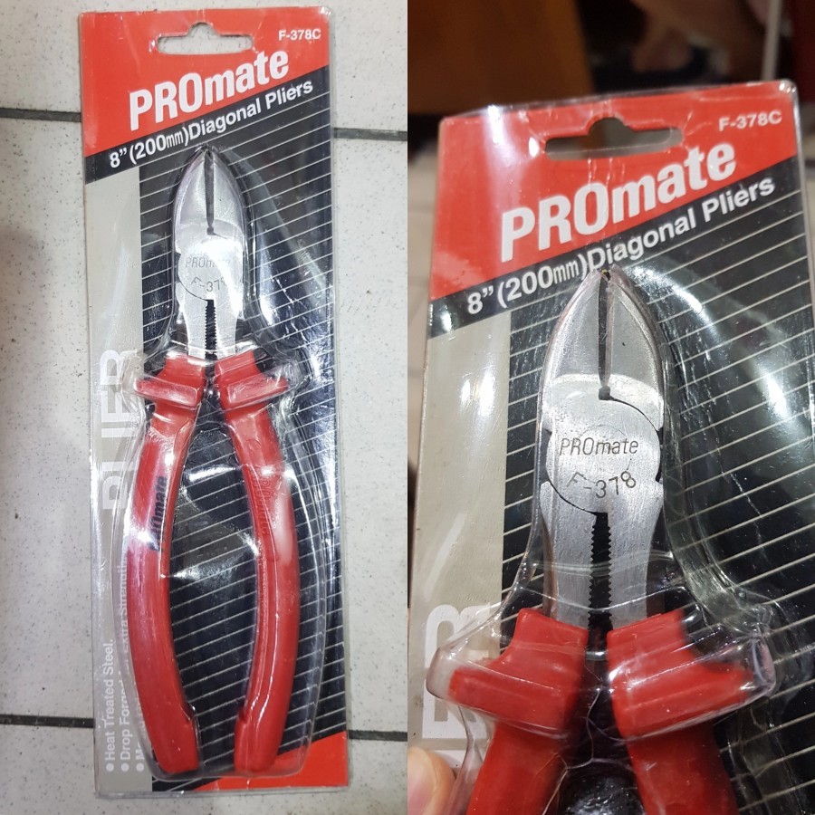 Promate คีมตัดแนวทแยง 8" 8 นิ้ว คีมตัด