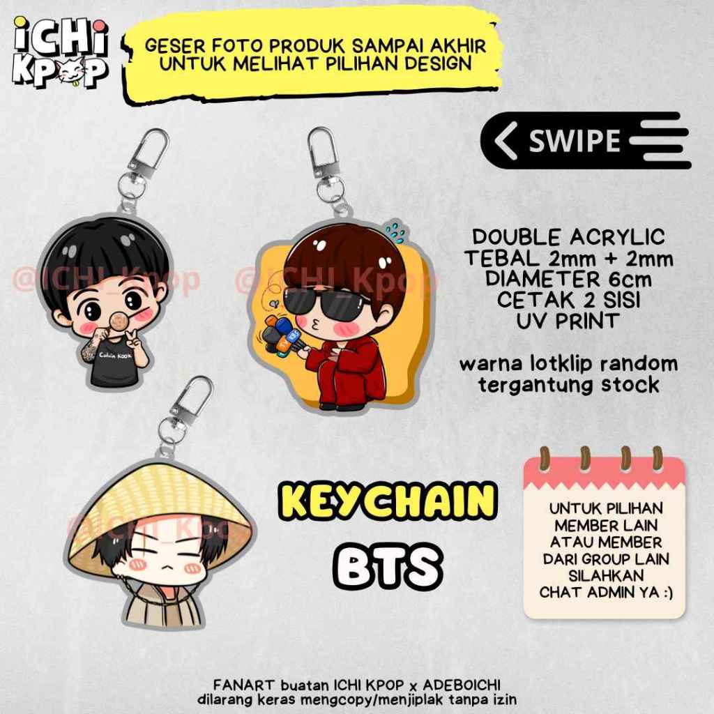 [PRE Order] KEYCHAIN BANGTAN ARMY jeon jungkook min yoongi kim seokjin park jiminjoon joon tubeok jhope RM jin