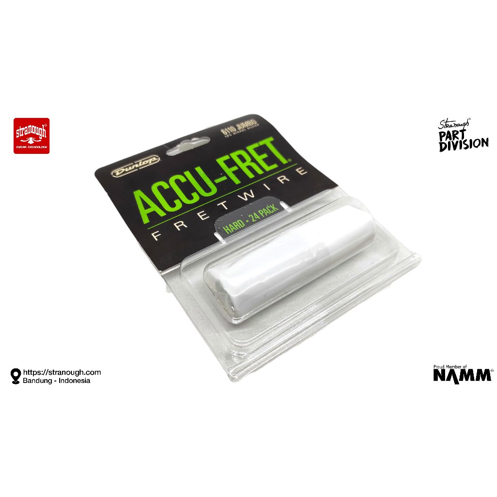 Jim Dunlop Accu Fret ® 24 แพ็ค 6110 JUMBO Fretwires - 2.92mm