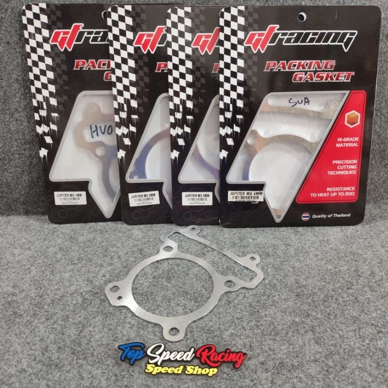GF RACING BLOCK GASKET BOTTOM GASKET SIZE 1M / 2M / 3M / 4M / สําหรับ JUPITER MX 135 / MX KING / VIX