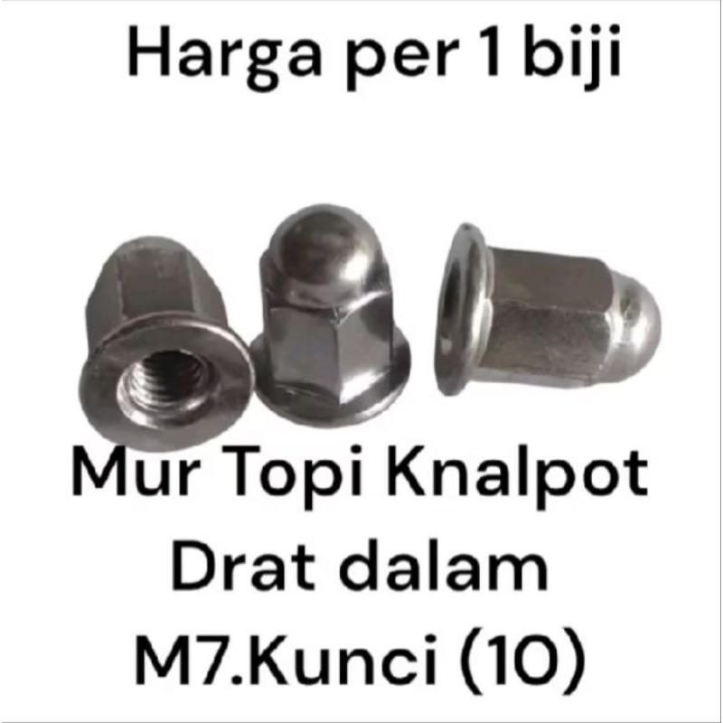 Vario m7 Exhaust Cap Nut key 10
