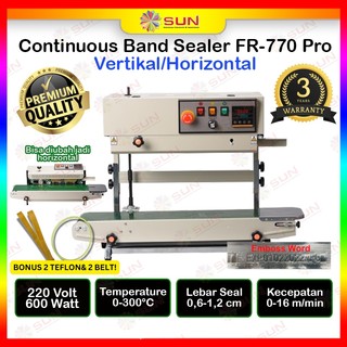 Mesin Sealer Otomatis untuk Segel Plastik / Banner / Foil FR-800/770 Pro Vertikal / Horizontal