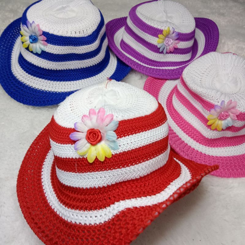 KAMELIA KNITTED HAT/BUCKET HAT/BEACH HAT