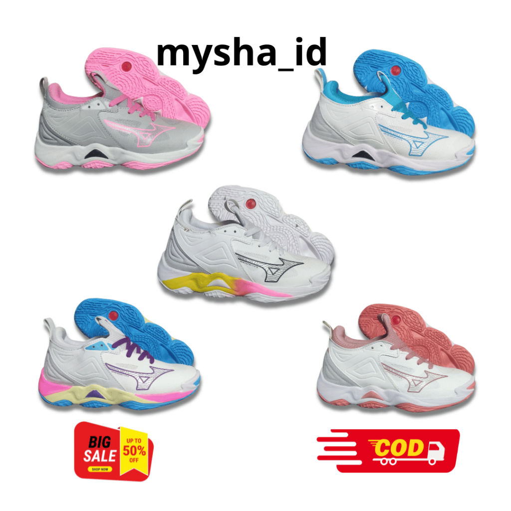 รองเท้าวอลเลย์บอลผู้หญิง Mizuno Wave Momentum 3 ไซส์ 37-40 | รองเท้าวิ่งวอลเลย์บอลผู้หญิง