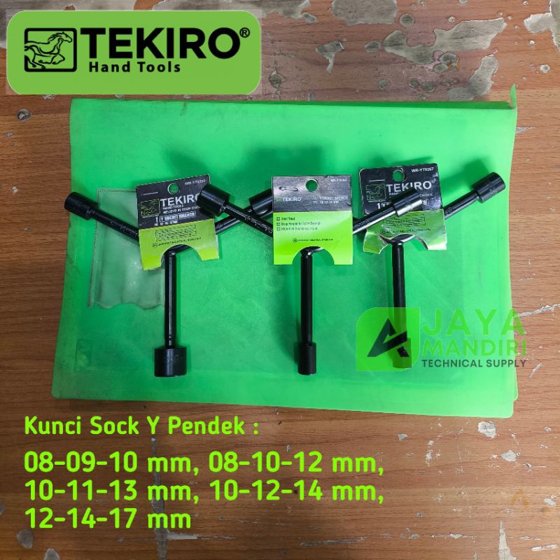 TEKIRO ประแจ Y-Type สั้น 8-17 มม. ประแจ Y-Type สั้น / ราคาต่อชิ้น