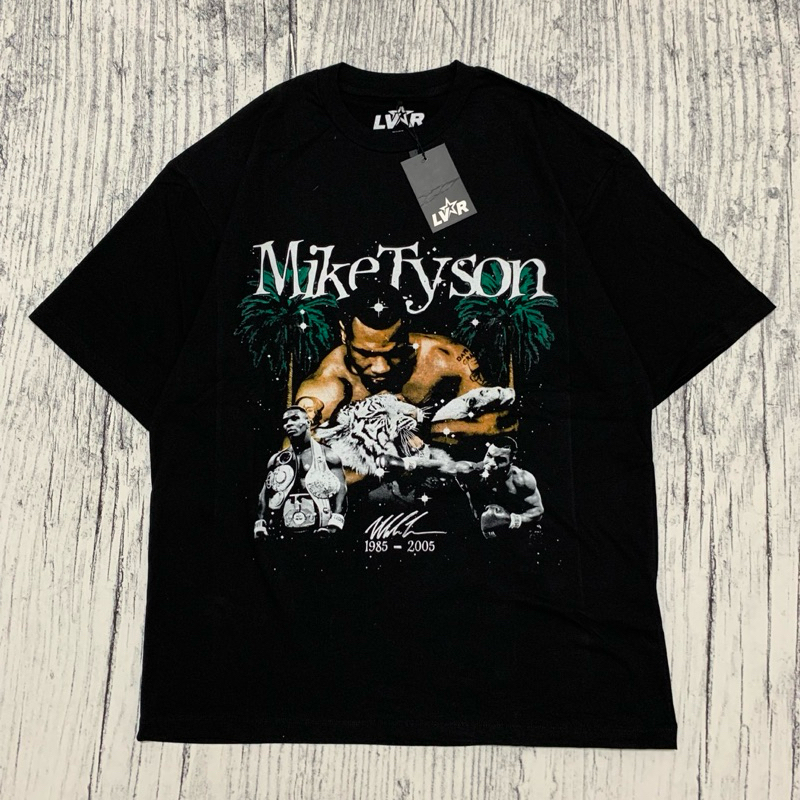 เสื้อยืด Elvaro Oversize Mike Tyson - เสื้อยืด Mike Tyson Vintage