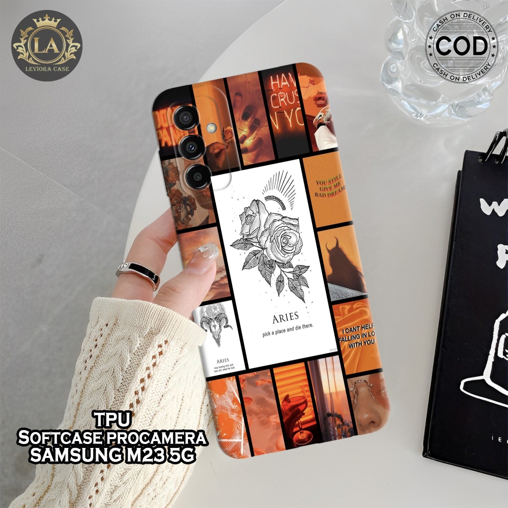 HP เคส Samsung M23 5G รุ่นล่าสุด - เคส Leviora - เคส Zodiac แฟชั่น - Samsung M23 5G Softcase - เคส P