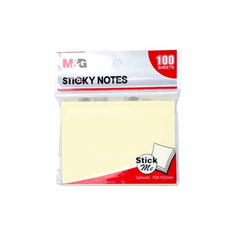 STICKY NOTES YS-141 3X4Inch 76X102mm 100 แผ่น / MEMO TEMPEL / STICK NOTE