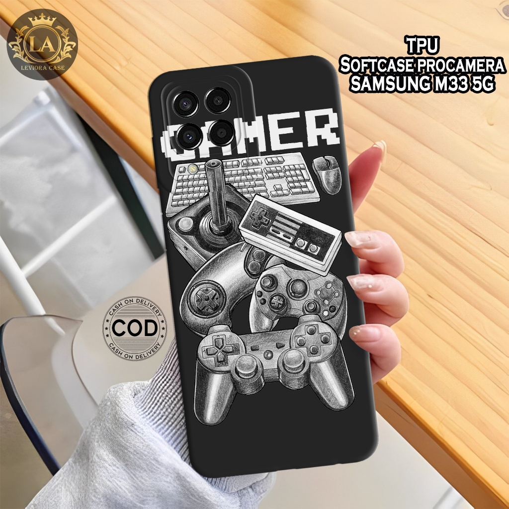 HP เคส Samsung M33 5G รุ่นล่าสุด - เคส Leviora - เคสเกมแฟชั่น - Samsung M33 5G Softcase - เคสกล้อง P