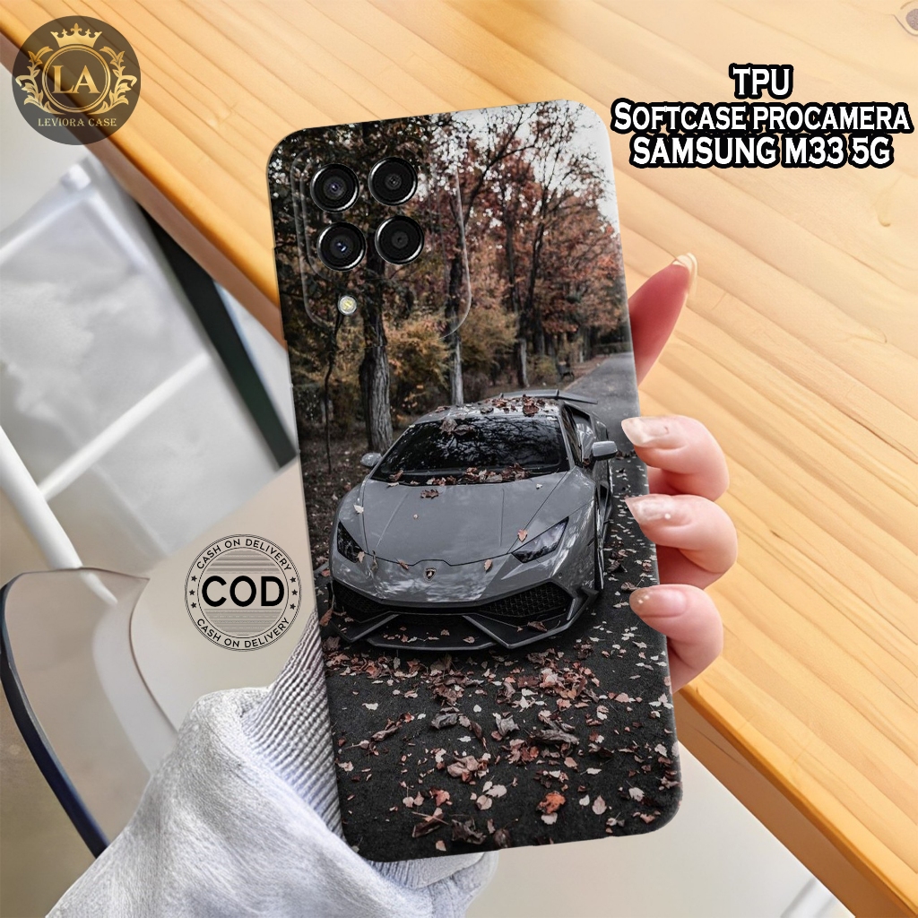 HP เคส Samsung M33 5G รุ่นล่าสุด - เคส Leviora - เคสรถแฟชั่น - Samsung M33 5G Softcase - เคสกล้อง Pr