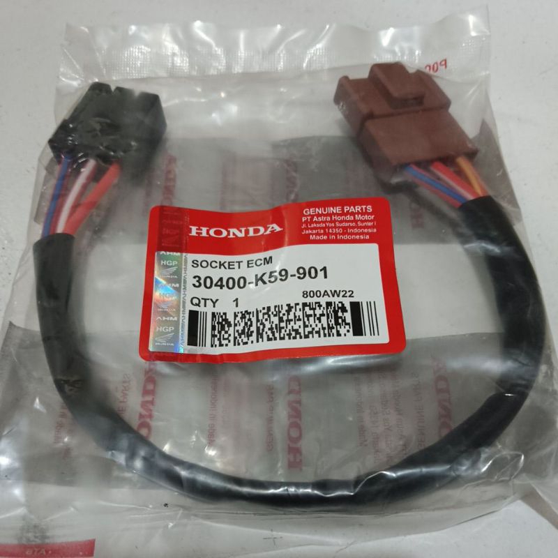 ECM ECU SOCKET VARIO 125 VARIO 150 PCX GENIO ซ็อกเก็ต ECU ECM VARIO 150 VARIO 125 GENIO คุณภาพสูง PART CODE K59