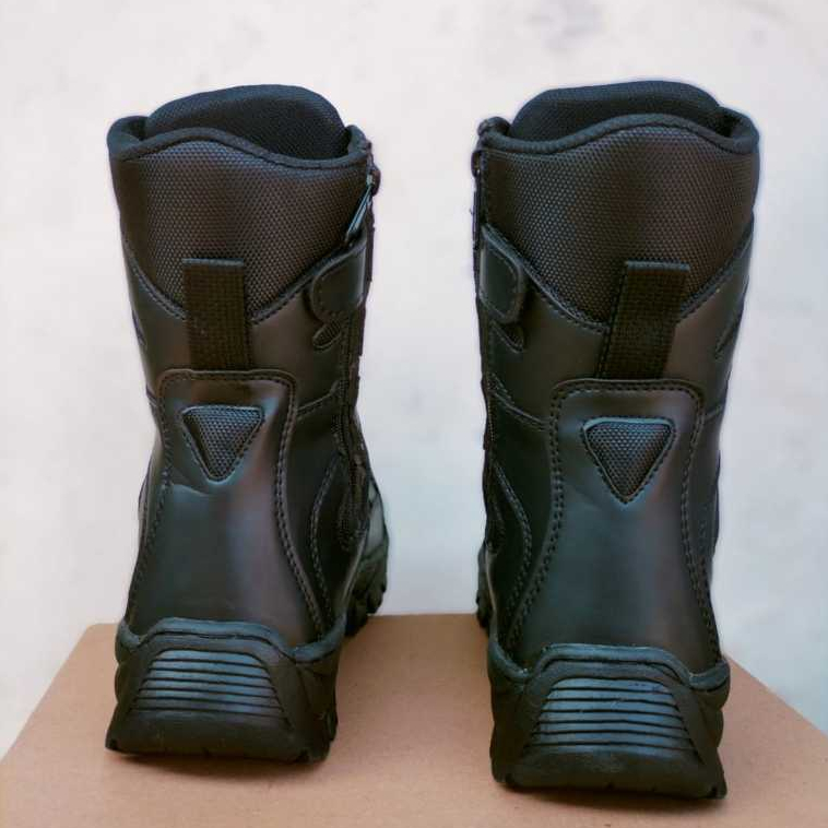 Hitam PDL รองเท้านิรภัย IRON TIP PDL TNI POLRI สีดํา