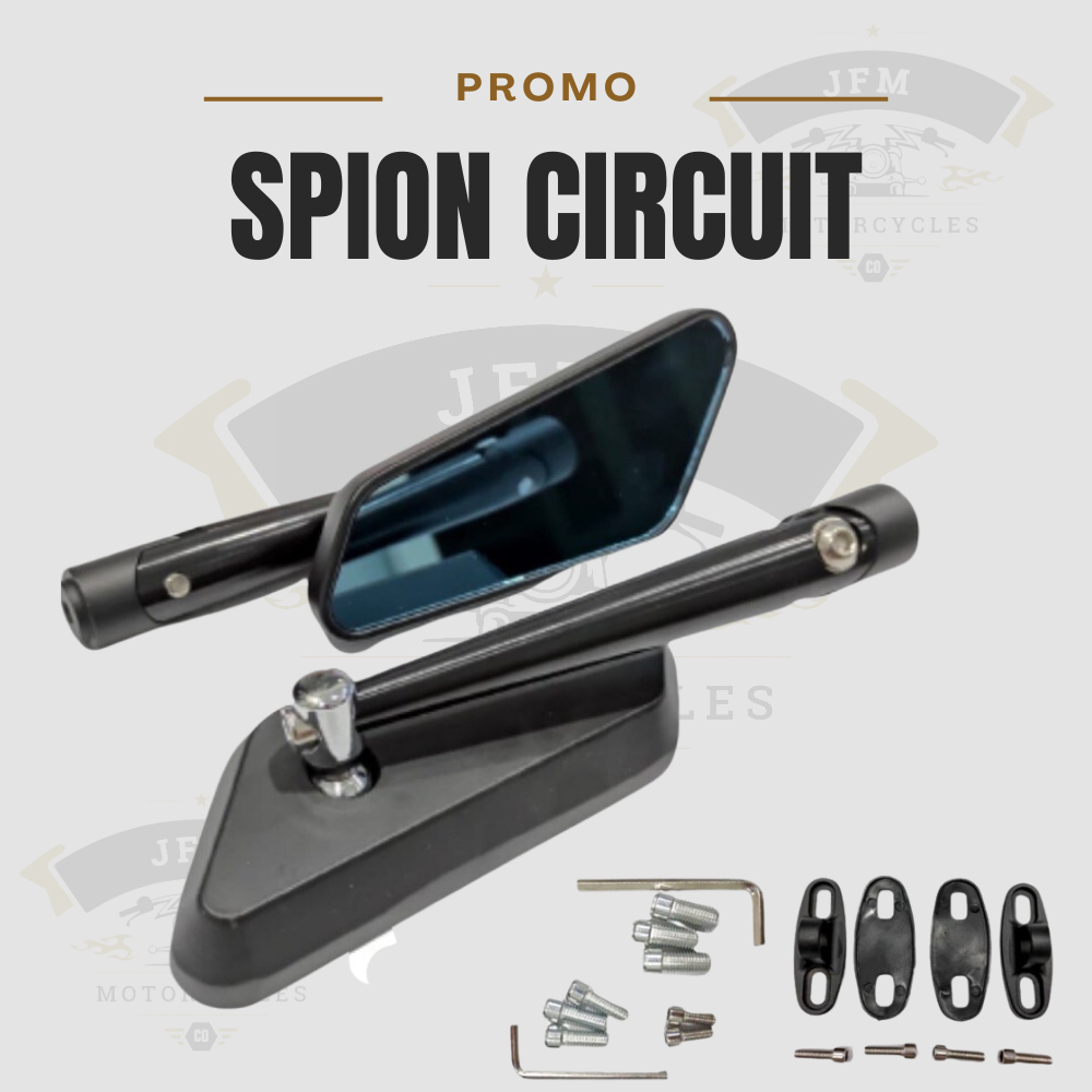 RIZOMA FULL CNC MODEL CIRCUIT MIRRORS สําหรับมอเตอร์ไซค์ทั้งหมด