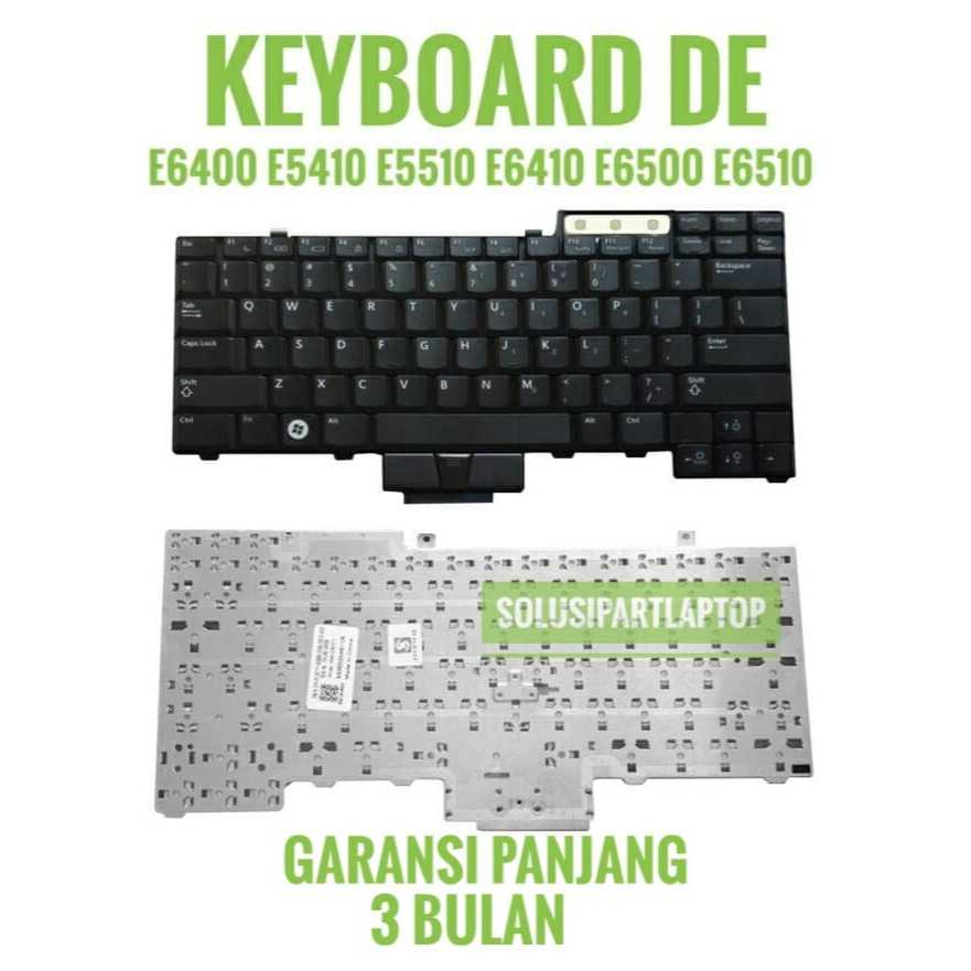 DELL E6400 E6410 E6500 E6510 NO POINTER คีย์บอร์ดสีดํา