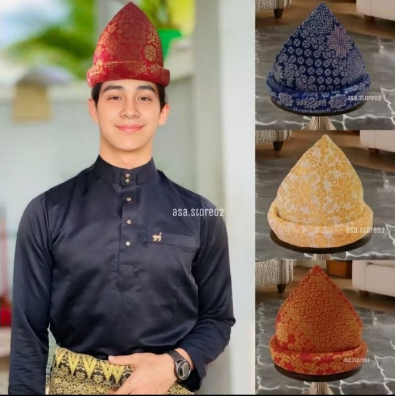 Palembang Songket Tanjak/ซองเก็ตผู้ชาย Tanjak