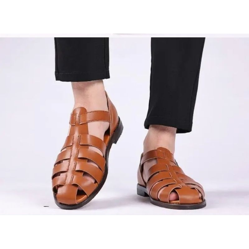 XAGUMI XMG SYNTHETIC LEATHER MENS PANTEL SHOES รองเท้าลําลองสําหรับบุรุษใหม่ล่าสุด