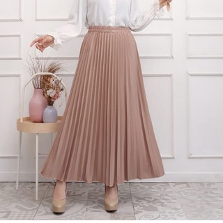 Rok Plisket Rok Plisket Premium Plisket Semua warna