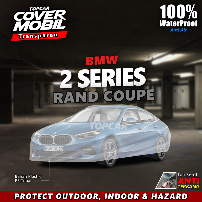TOPCAR ผ้าคลุมรถแบบใส BMW 2 Series Rand Coupe พลาสติกกันน้ํา