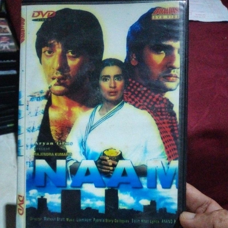 Bollywood "NAAM" ดีวีดีฟิล์มเต็มกล่อง