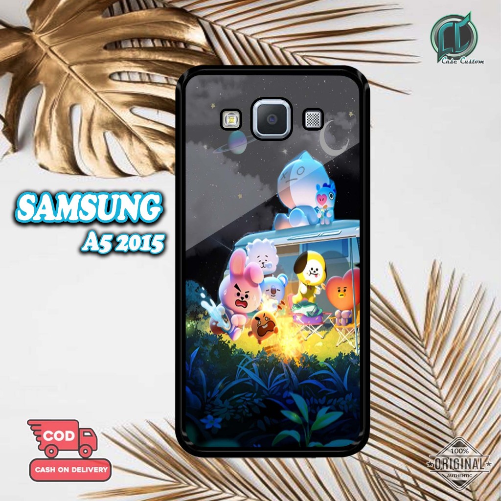 เคส Samsung A5 2015 ล่าสุด 2D Glossy Hardcase [BT21 Motif] Samsung A5 2015 Casing Hardcase Softcase 