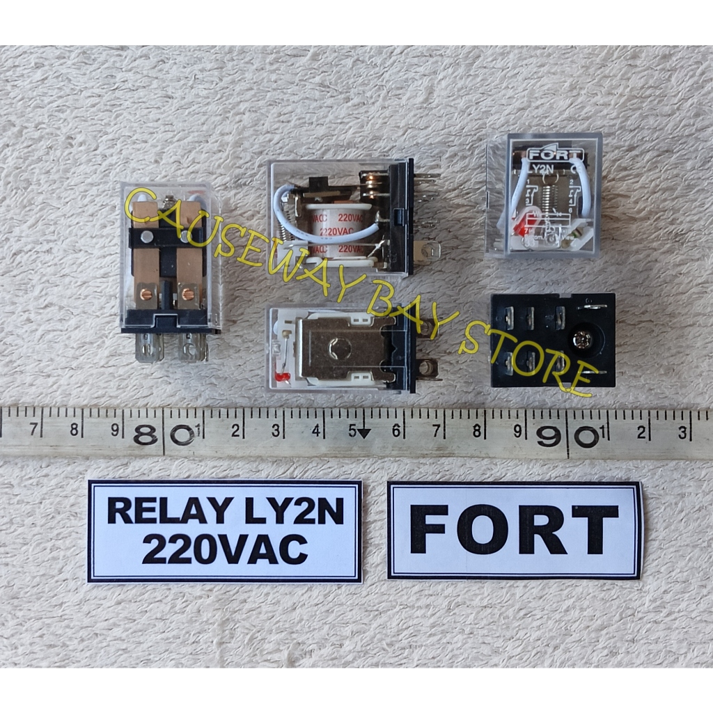 RELAY LY2N 220VAC FORT ยี่ห้อ