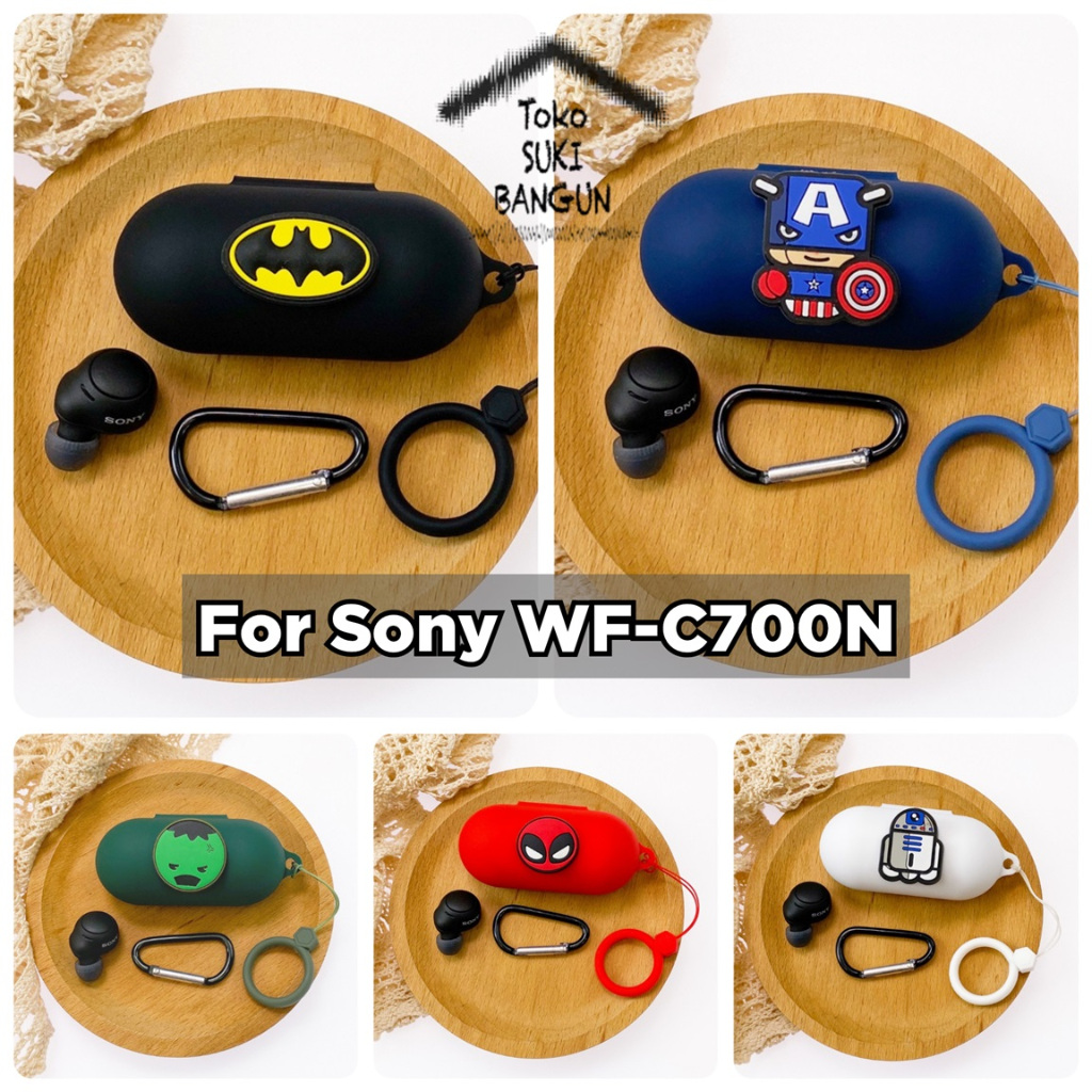 Sony WF-C700N CARTOON HEROES ปลอกซิลิโคน WFC700N WF C700N