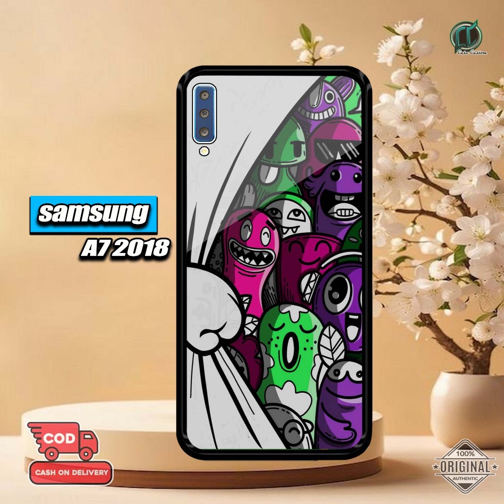 เคส Samsung A72018 ล่าสุด 2D Glossy Hardcase [ DOO MotifDLE] Samsung A72018 Casing Hardcase Sofcase 