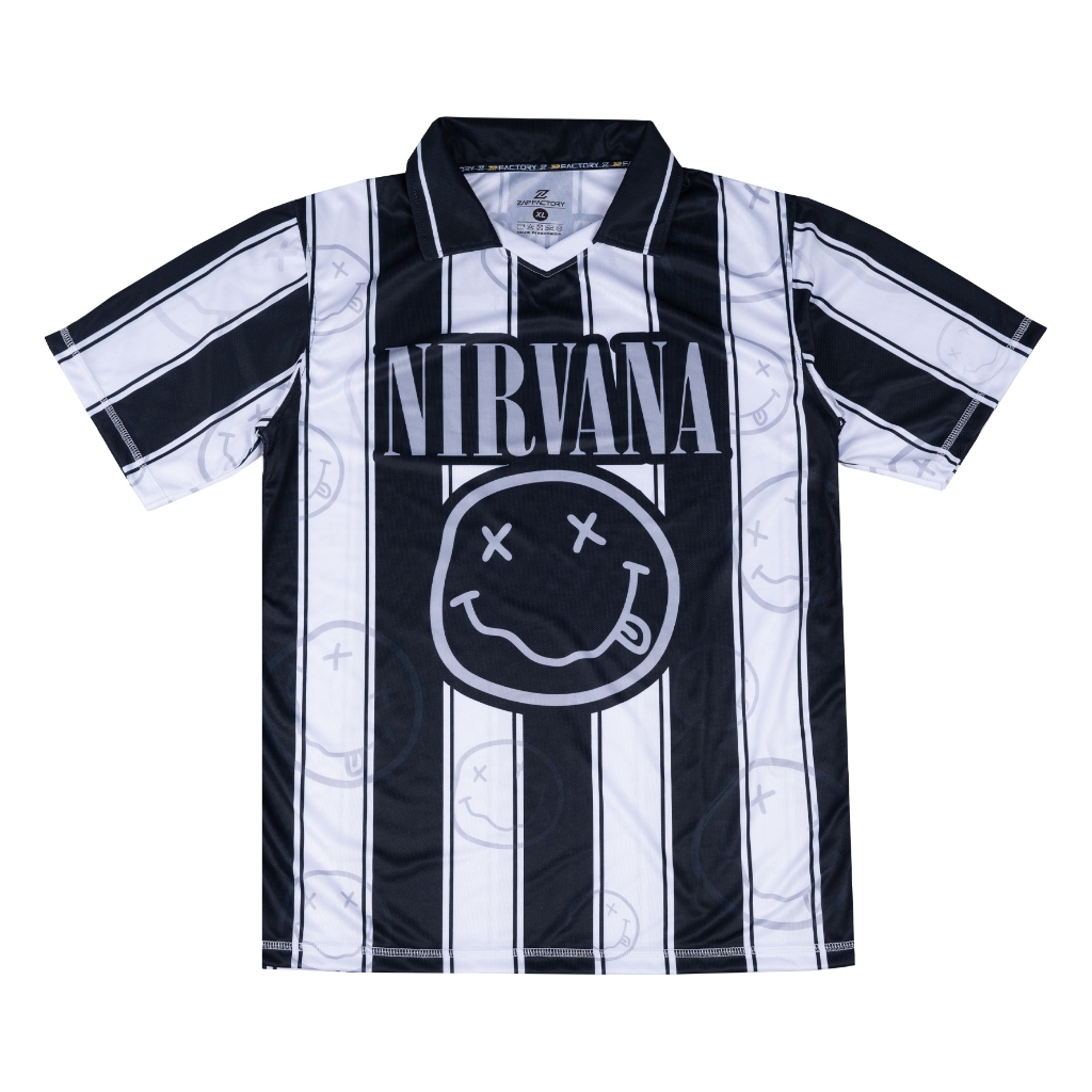 NIRVANA JERSEY / BAND JERSEY / VINTAGE JERSEY / RETRO JERSEY / FOOTBALL JERSEY / FUTSAL JERSEY / SPO