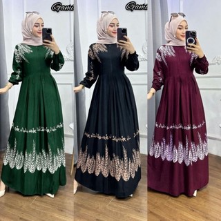 Gamis Twill Ori Gamis Twill Motif Arabian Gamis Kondangan Gamis Busui Gamis Floy