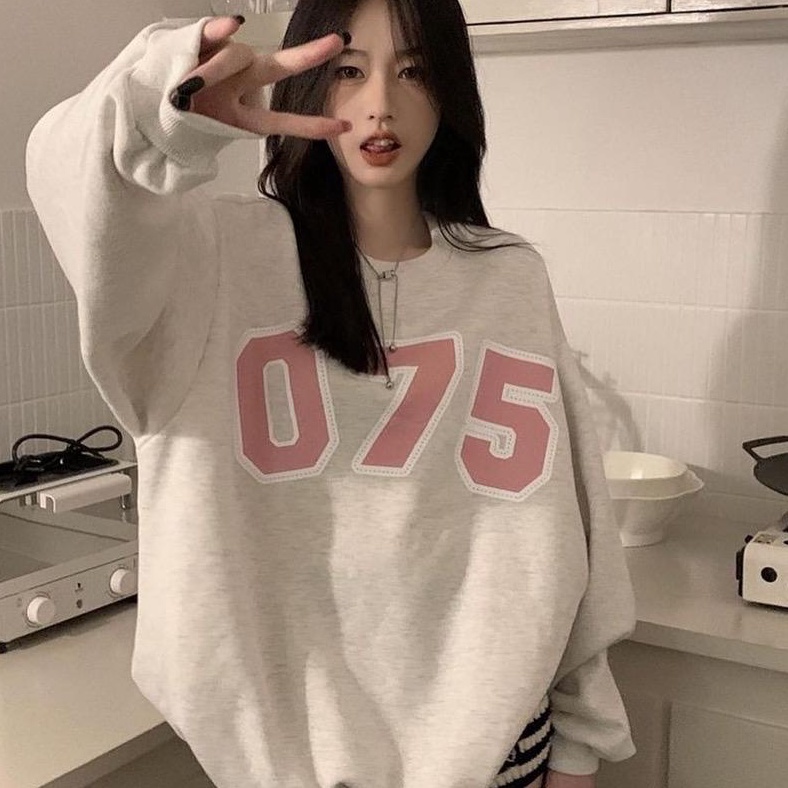 เสื้อสเวตเตอร์โอเวอร์ไซส์ผู้หญิง 75 XXL LD 13 PJ 7