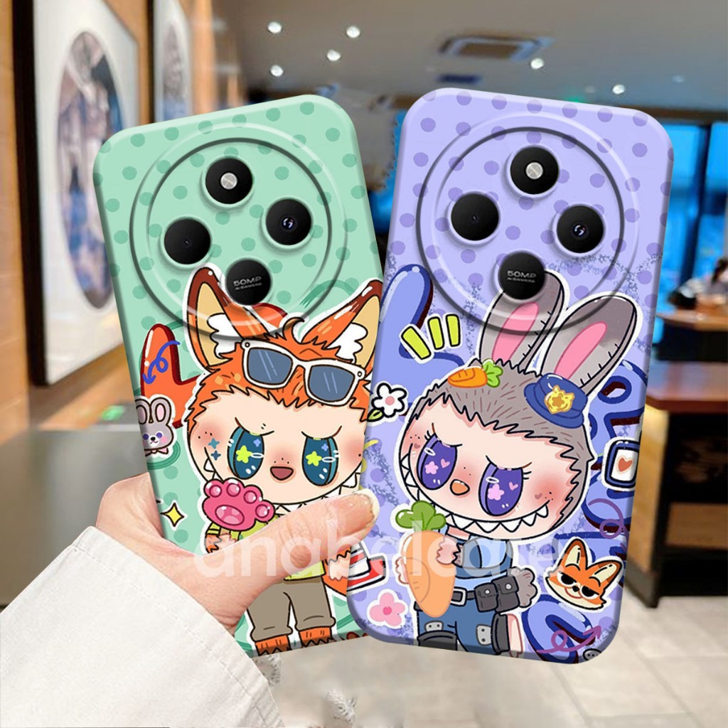 HP SOFTCASE poco c75 / redmi 14c / redmi 13c / redmi c65 motif Labubu Aestetic - เคสน่ารัก - เคสผู้ห