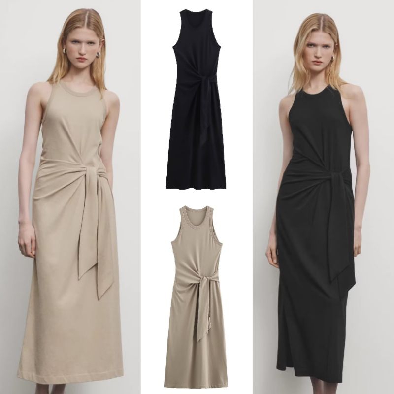 เดรสยาวแขนกุด 76425 (AZ)