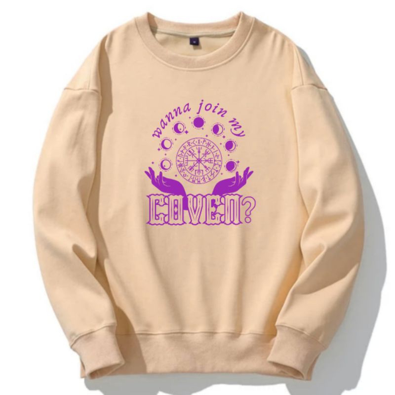 Wanna Join My Coven Agatha All Along Crewneck Sweater - Mens Custom Distro Plain