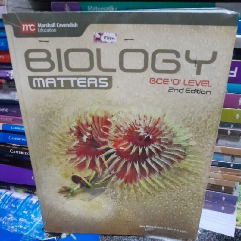 MATTERS BIOLOGY BOOK GCE O LEVEL 2ND EDITION